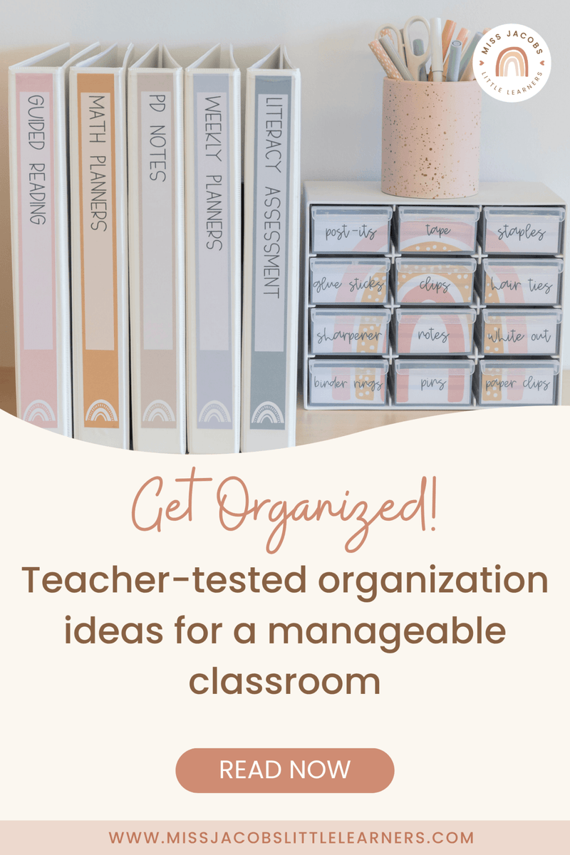 Top-Rated Organization Hacks for a Manageable Classroom – Miss Jacobs ...