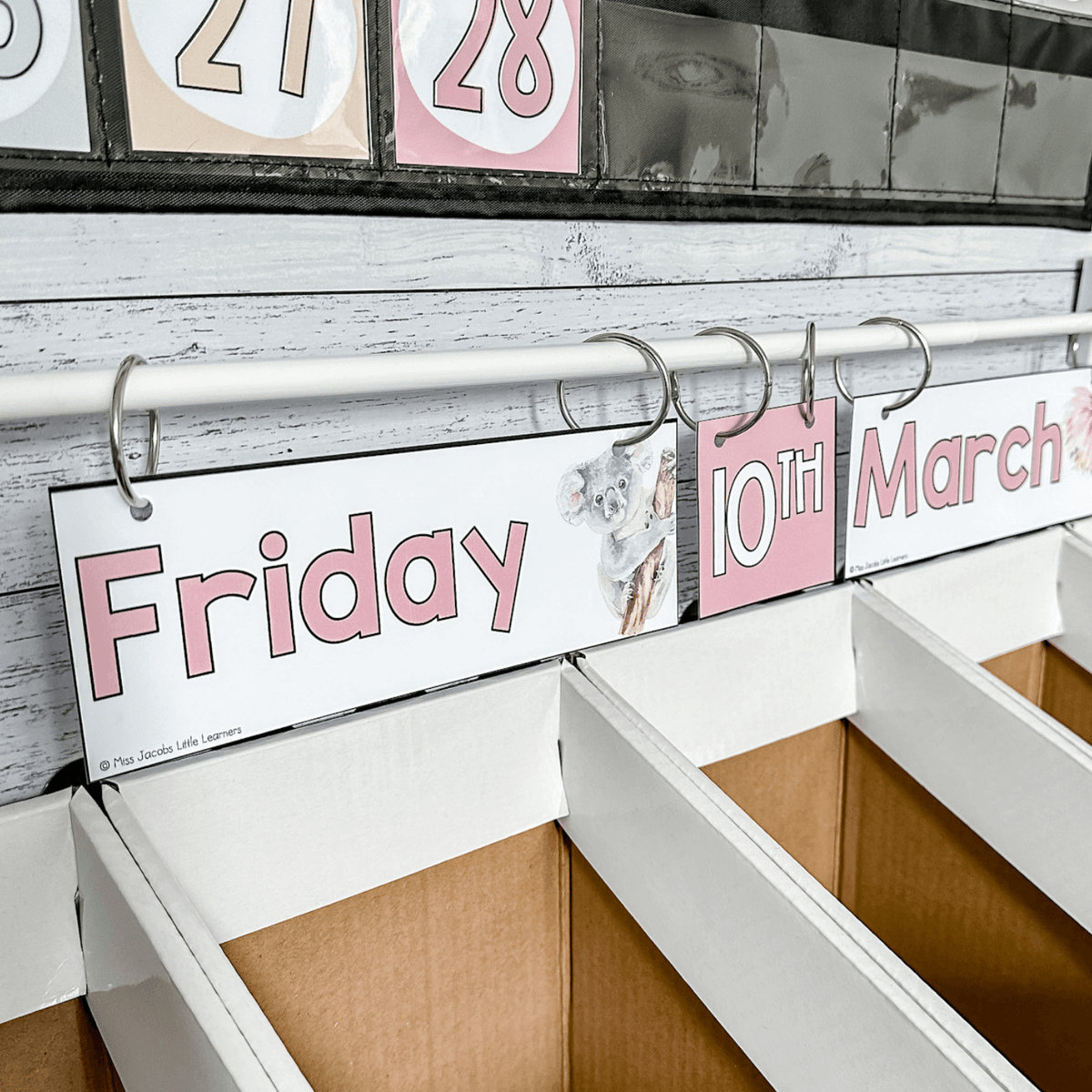Flip Calendar for Classroom - Miss Jacobs Little Learners