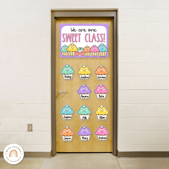Cupcake Door Display Classroom Decor