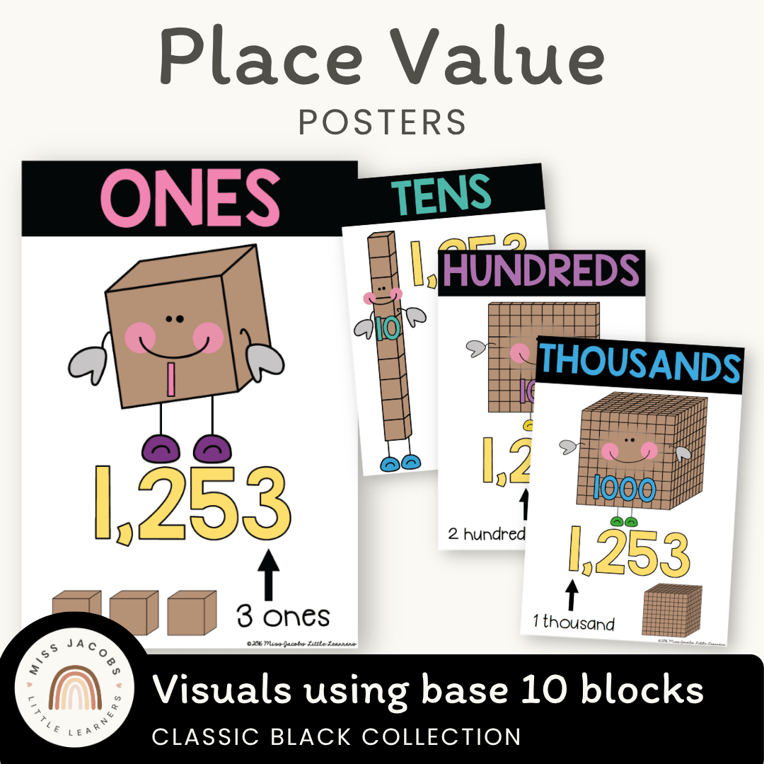 Place Value Posters – Miss Jacobs Little Learners