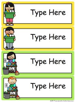 Classroom Jobs Display | Editable |Rainbow Classroom Decor - Miss Jacobs Little Learners