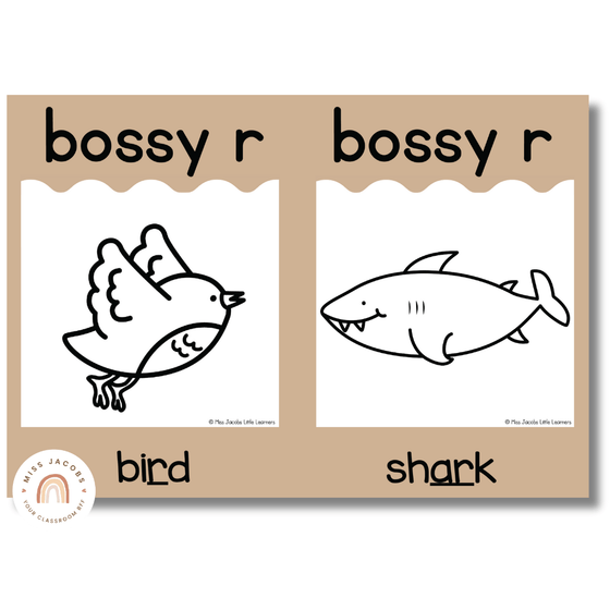 Cute Sea Life Phonics Posters - Miss Jacobs Little Learners