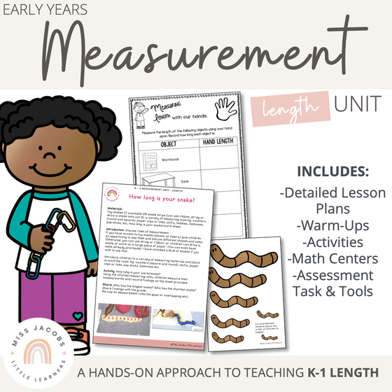 Length: Measurement Unit | Distance Learning - Miss Jacobs Little Learners