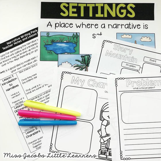 Narrative Writing Unit - Miss Jacobs Little Learners