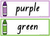 NSW Font Colour Posters | Rainbow Theme - Miss Jacobs Little Learners