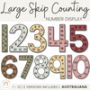 Large Skip Counting Number Display | Math Posters Bundle | Australiana Classroom Decor | Australian Flora and Fauna | Miss Jacobs Little Learners | Editable