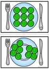 Subitizing Game | Peas on a Plate - Miss Jacobs Little Learners