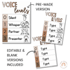 Voice Level Display | OMBRE NEUTRALS Classroom Decor - Miss Jacobs Little Learners