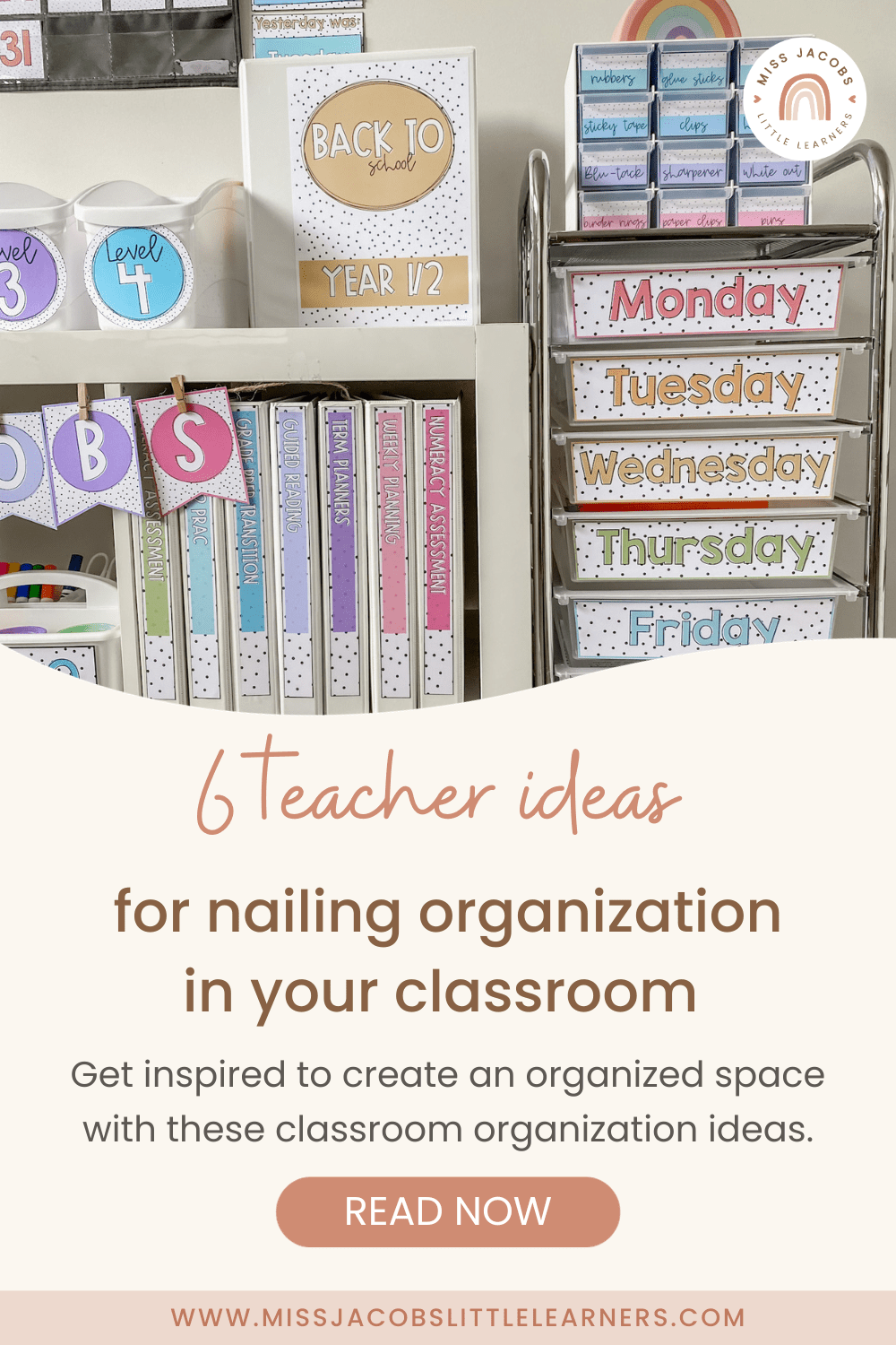 Classroom Storage and Organization Ideas for Busy Teachers