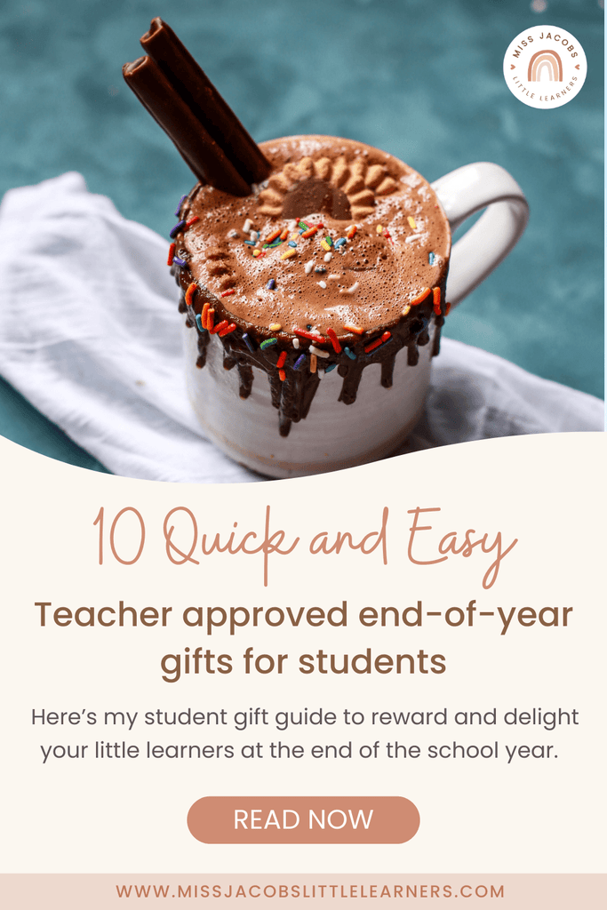 End of the year gifts to students from teacher | Student teacher gifts, Student  gifts, Student christmas gifts