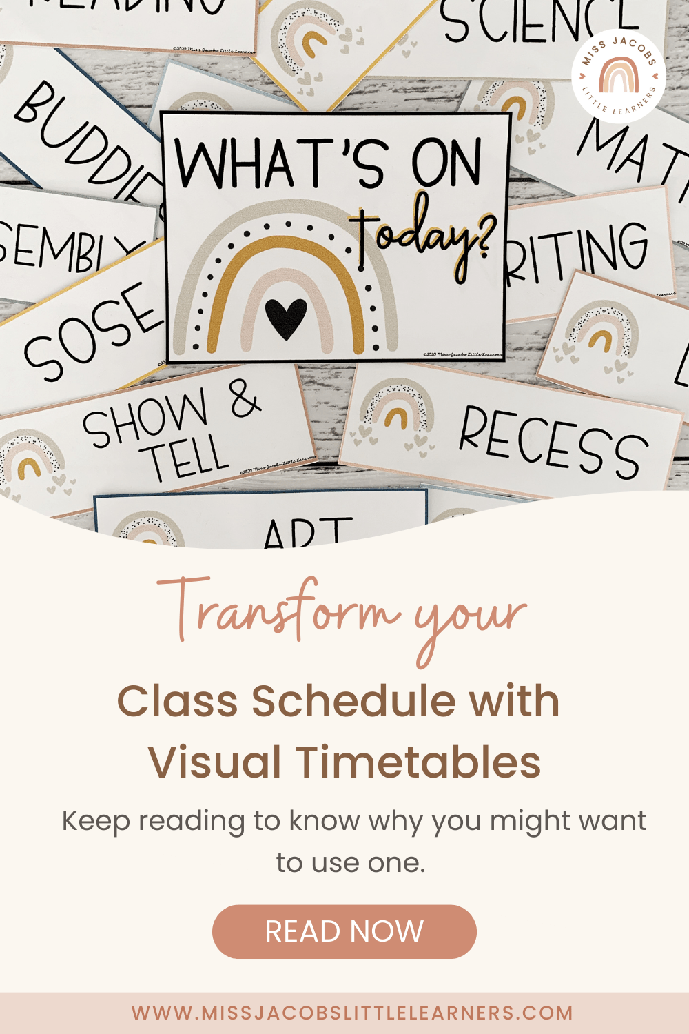 Transform Your Class Schedule with Visual Timetables - Miss Jacobs ...