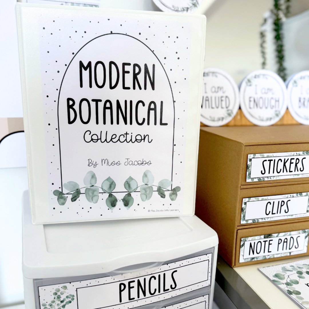  Modern Botanical - Miss Jacobs Little Learners