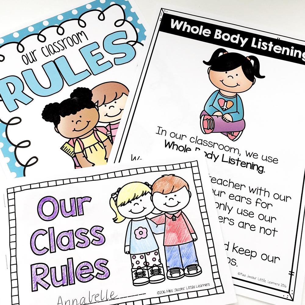  Classroom Rules | Miss Jacobs Little Learners