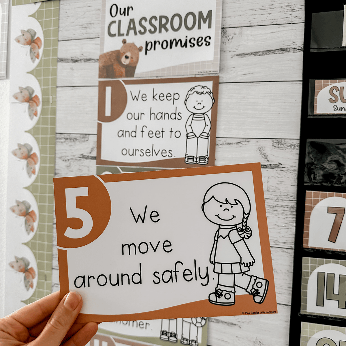 Preschool Classroom Rules Poster