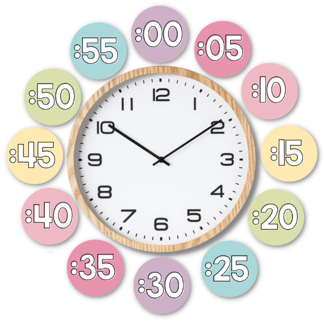  Clock Labels - Miss Jacobs Little Learners