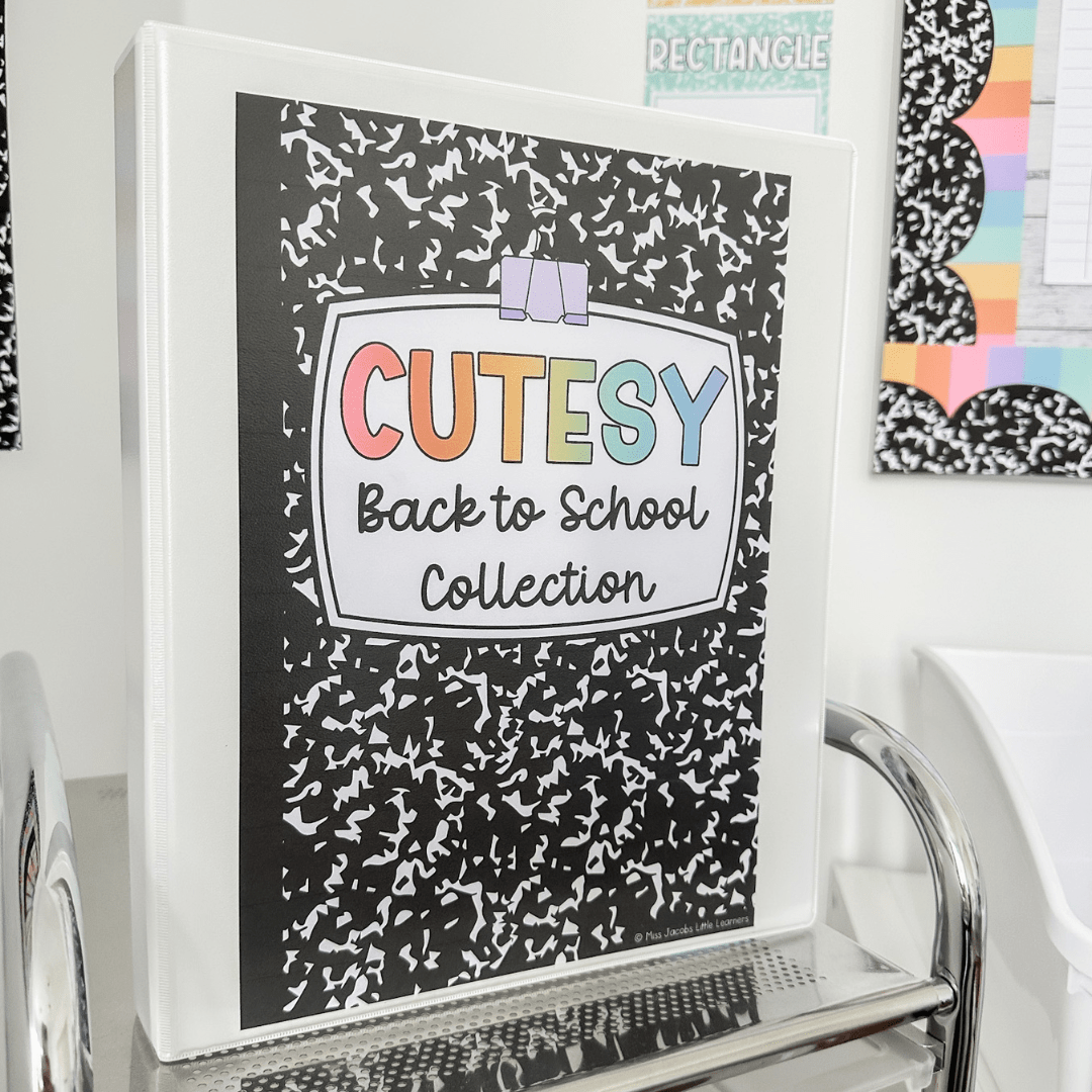  Composition Notebook Decor - Miss Jacobs Little Learners