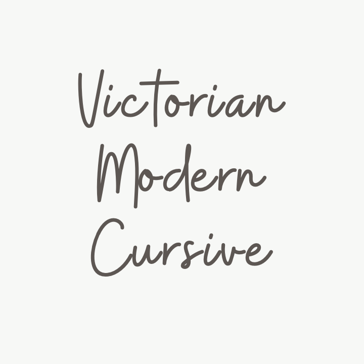  Victorian Font | Miss Jacobs Little Learners