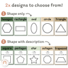 Modern Botanical Math Decor Posters - 2D Shape Posters - Miss Jacobs Little Learners