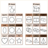 2D & 3D Shape Posters - Neutral Collection Math Posters Decor - Miss Jacobs Little Learners