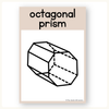 2D & 3D Shape Posters - Neutral Collection Math Posters Decor - Miss Jacobs Little Learners