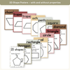 2D & 3D Shape Posters - Australiana Math Decor - Miss Jacobs Little Learners