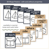 2D & 3D Shape Posters - Boho Plants Math Decor - Miss Jacobs Little Learners