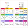 2D & 3D Shape Posters - Bright Math Decor - Miss Jacobs Little Learners