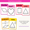 2D & 3D Shape Posters - Bright Math Decor - Miss Jacobs Little Learners