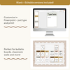 2D & 3D Shape Posters - Daisy Gingham Neutrals Math Decor - Miss Jacobs Little Learners