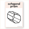 2D & 3D Shape Posters - Daisy Gingham Neutrals Math Decor - Miss Jacobs Little Learners