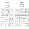 2D & 3D Shape Posters - Daisy Gingham Pastels Math Decor - Miss Jacobs Little Learners