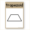 2D & 3D Shape Posters - Modern Botanical Math Decor - Miss Jacobs Little Learners