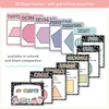 2D & 3D Shape Posters - Pastel Composition Notebook Math Decor - Miss Jacobs Little Learners
