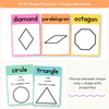 2D Shape Posters - Cutesy Classroom Decor - Miss Jacobs Little Learners