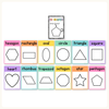 2D Shape Posters - Cutesy Classroom Decor - Miss Jacobs Little Learners