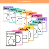 2D Shape Posters - Cutesy Classroom Decor - Miss Jacobs Little Learners