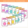 2D Shape Posters - Cutesy Composition Notebook Math Decor - Miss Jacobs Little Learners