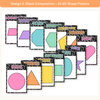 2D Shape Posters - Cutesy Composition Notebook Math Decor - Miss Jacobs Little Learners