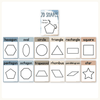 2D Shape Posters - Modern Ocean Classroom Decor - Miss Jacobs Little Learners