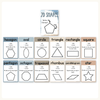 2D Shape Posters - Modern Ocean Classroom Decor - Miss Jacobs Little Learners