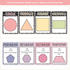 2D Shape Posters - Pastel Composition Notebook Math Decor - Miss Jacobs Little Learners