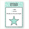 2D Shape Posters - Pastel Composition Notebook Math Decor - Miss Jacobs Little Learners