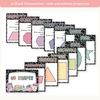 2D Shape Posters - Pastel Composition Notebook Math Decor - Miss Jacobs Little Learners