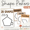 2D Shape Posters - Woodland Theme Classroom Decor - Miss Jacobs Little Learners