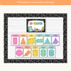 3D Objects Posters - Cutesy Composition Notebook Math Decor - Miss Jacobs Little Learners