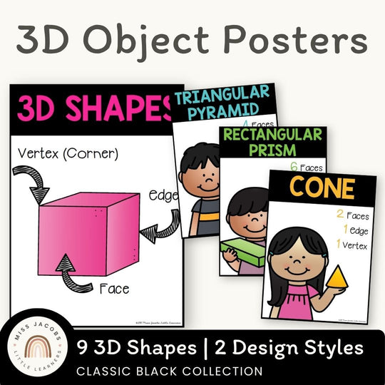 3D Shape Posters