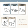 3D Shape Posters - Modern Ocean Classroom Decor - Miss Jacobs Little Learners