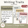 6 + 1 Traits of Writing Posters - Australiana Decor - Miss Jacobs Little Learners