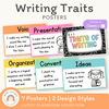 6 + 1 Traits of Writing Posters - Cutesy Classroom Decor - Miss Jacobs Little Learners