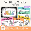 6 + 1 Traits of Writing Posters - Cutesy Classroom Decor - Miss Jacobs Little Learners